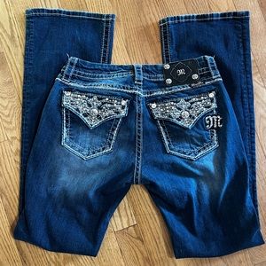Miss Me Mid Rise Easy Boot Jeans, Size 28